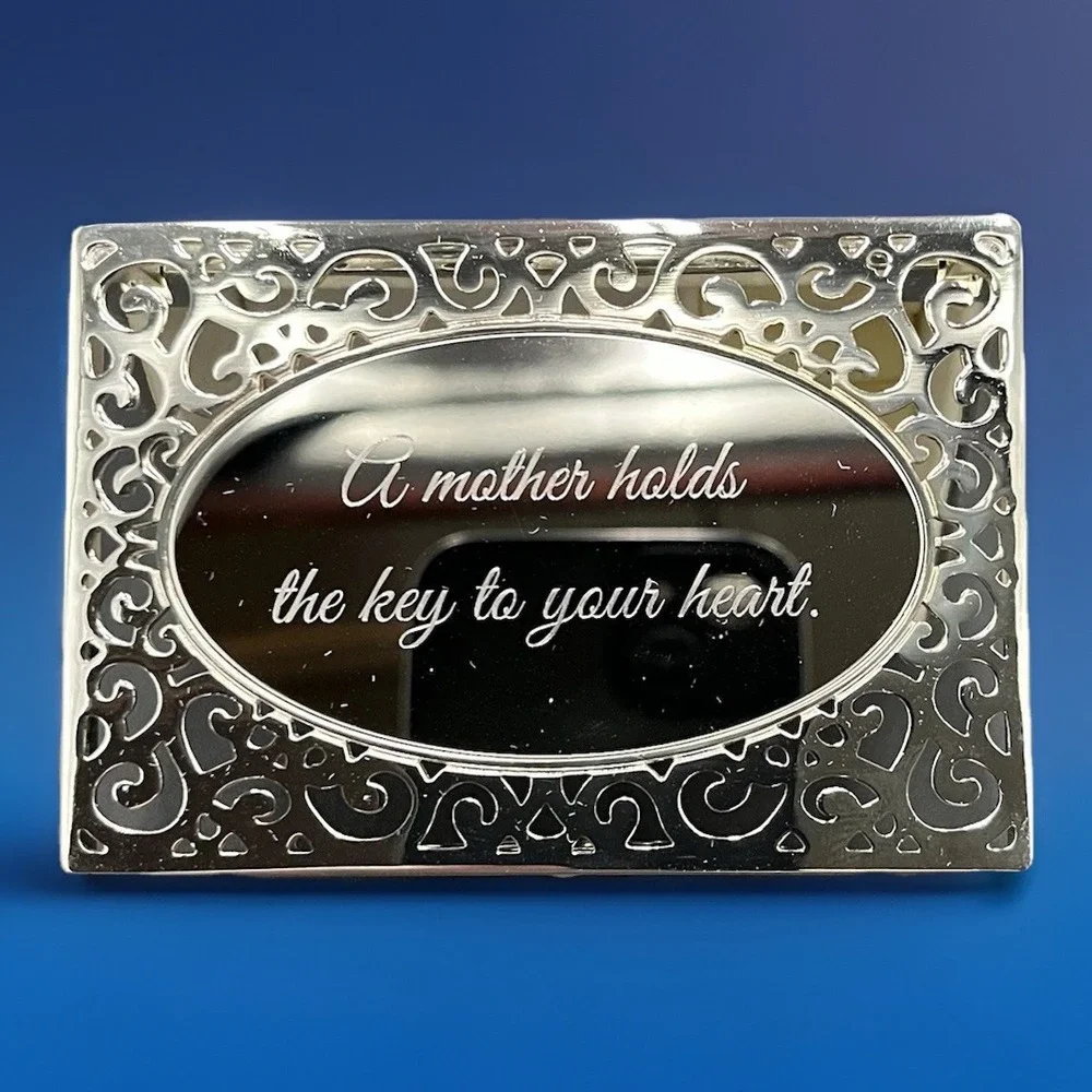 Vtg Things Remembered Silver Jewelry Box Engraved NIB Mothers Day Gift